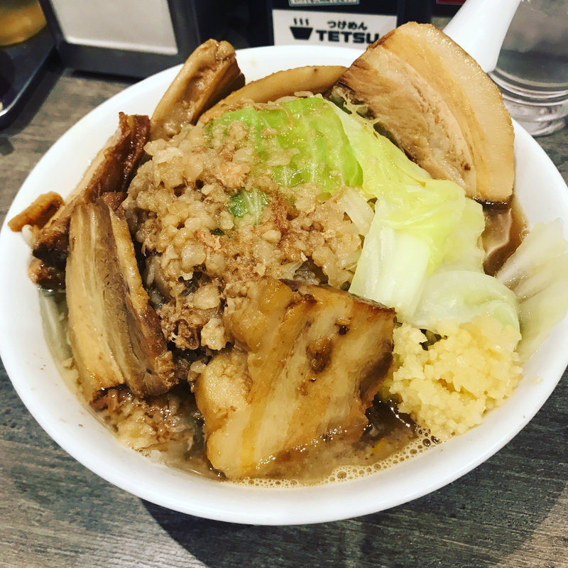 豚煮干し 肉増し(つけめん TETSU （ツケメン テツ）)