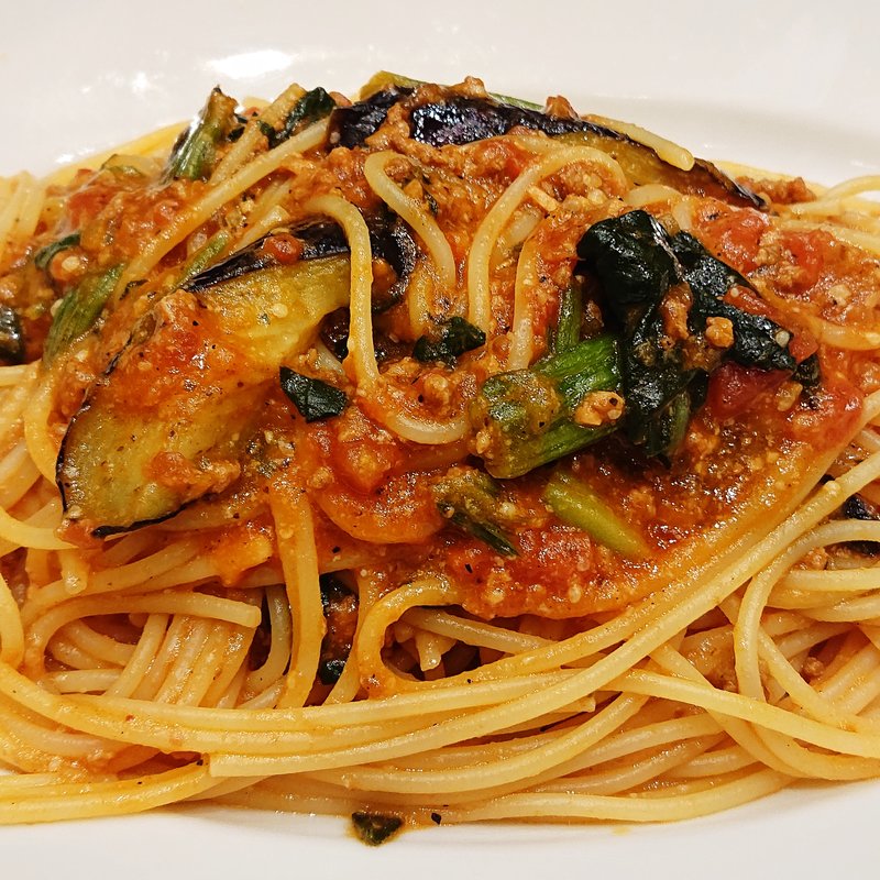 ナスとほうれん草の田舎風(カプリチョーザ・トマト＆ガーリック ラゾーナ川崎プラザ店)