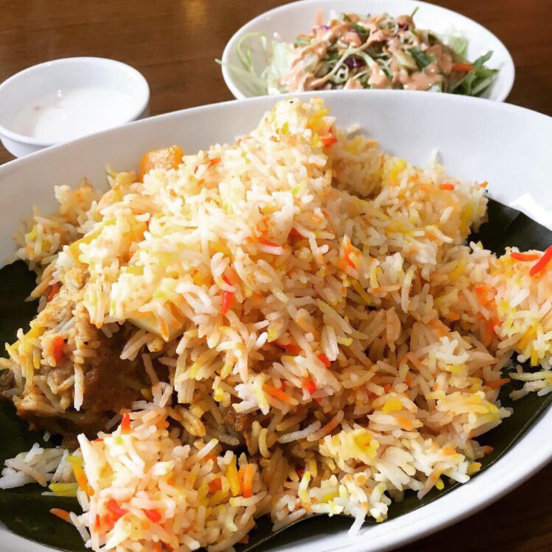 バンブー・マトン・ビリヤニ(トロピカルパラダイス)