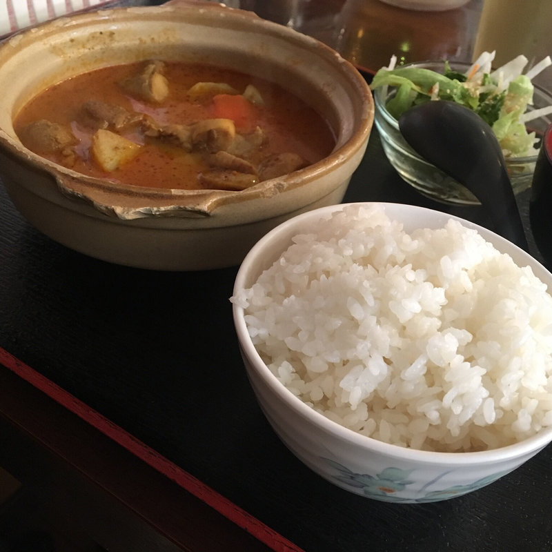 シンガポールチキンカレー飯(新一海南鶏飯)