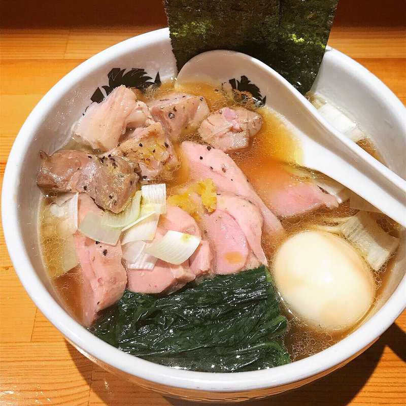 特製中華そば醤油(真鯛らーめん 麺魚 )