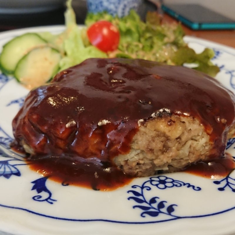 ハンバーグ(カフェギャラリーきたむら)