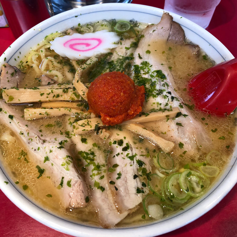 からみそチャーシューメン(赤湯ラーメン龍上海 米沢店)