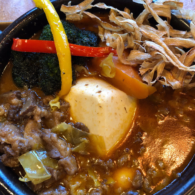トロトロ牛すじとお豆腐のスープカレー(スパイスピッカ)