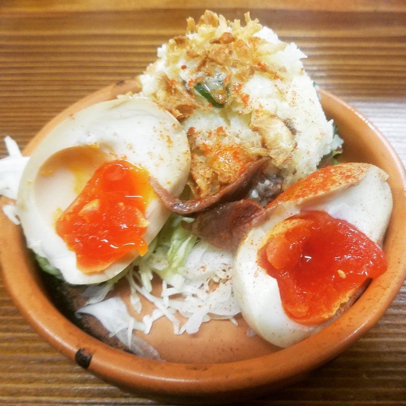 アンチョビ煮卵ポテトサラダ(大衆食堂スタンド そのだ )