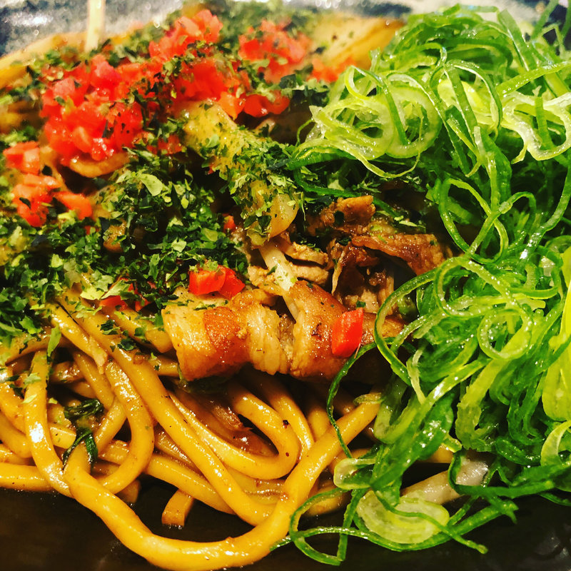 濃厚ソース焼きそば(京のねぎ家時代家旬)