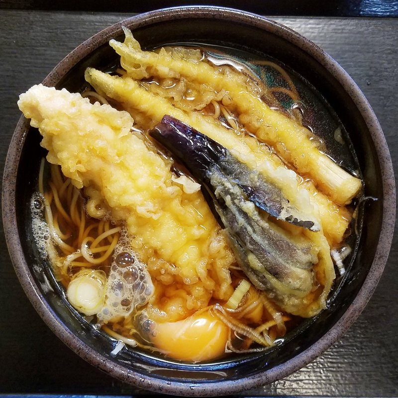 春の三天そば(ゆで太郎 六番町店 （ゆでたろう）)