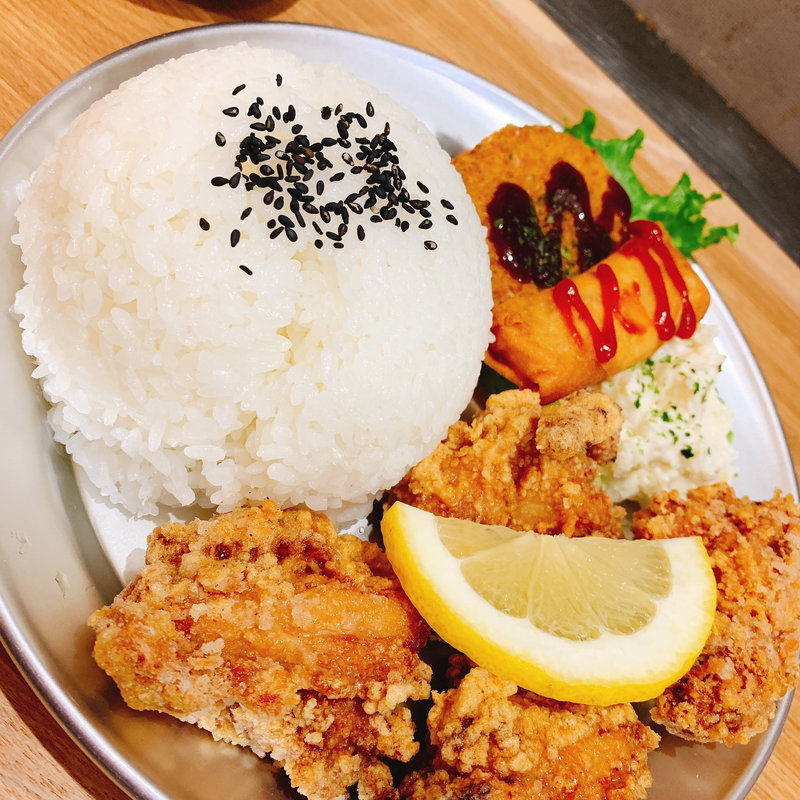 レモン唐揚げランチ(唐揚げ屋ICHI arita)