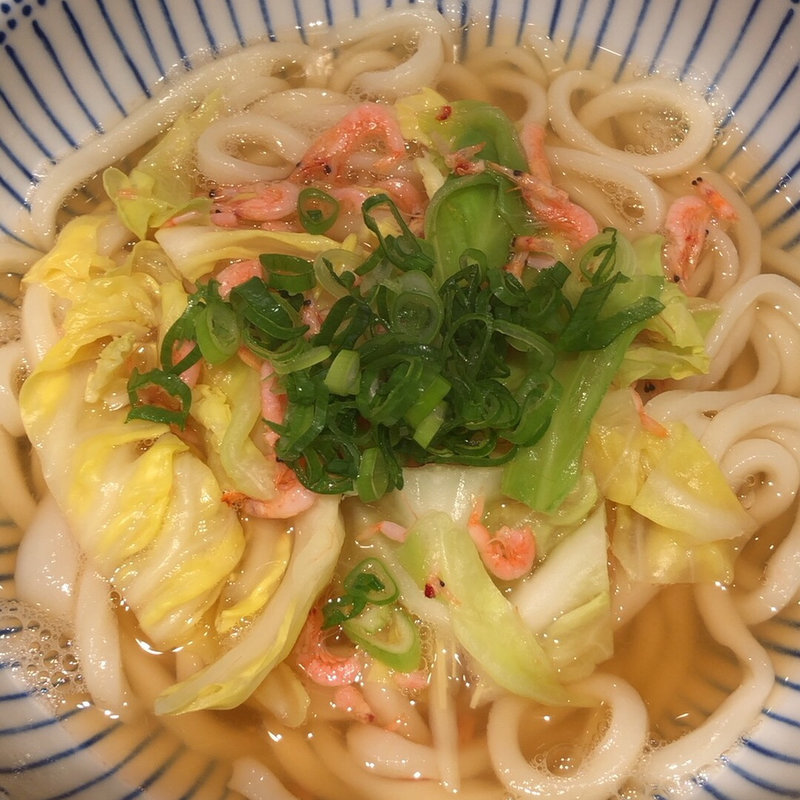 桜海老とキャベツのうどん(うどん宮武 )