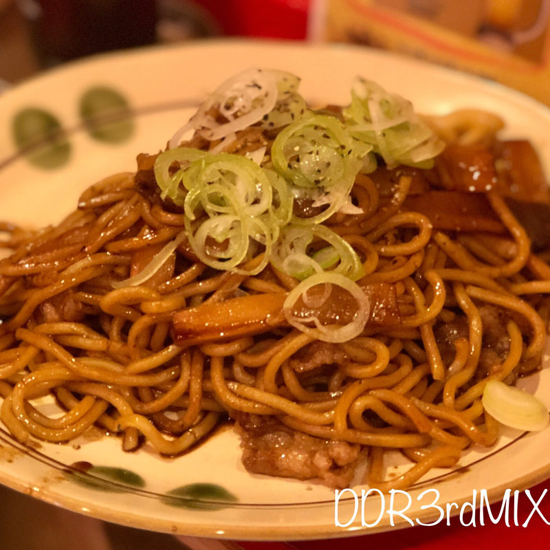 富山ブラック焼そば(たこ焼き ハイボール酒場 大統領)