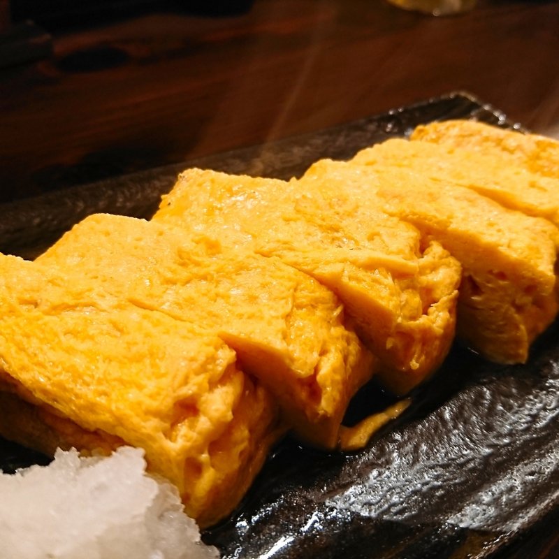 龍の玉子のだし巻き玉子(イタリアンクロス)