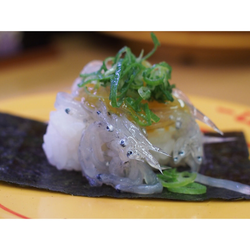 生しらすの黄身醤油がけ(スシロー 豊南店)