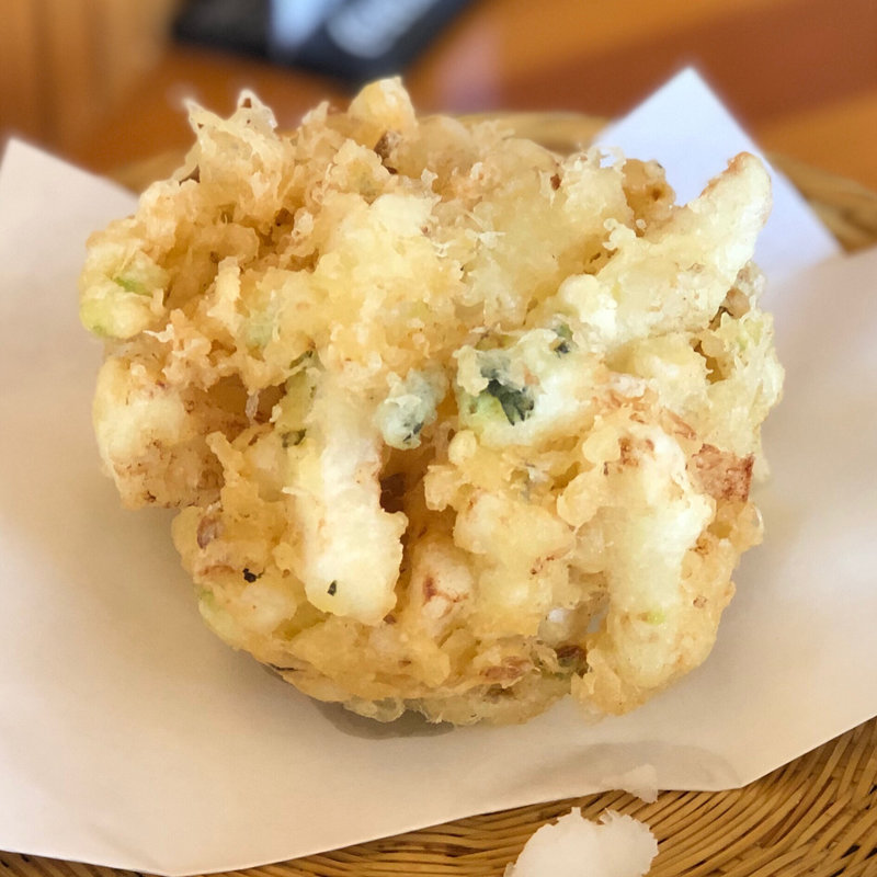 長芋のかき揚げ(手打そば処横綱 )