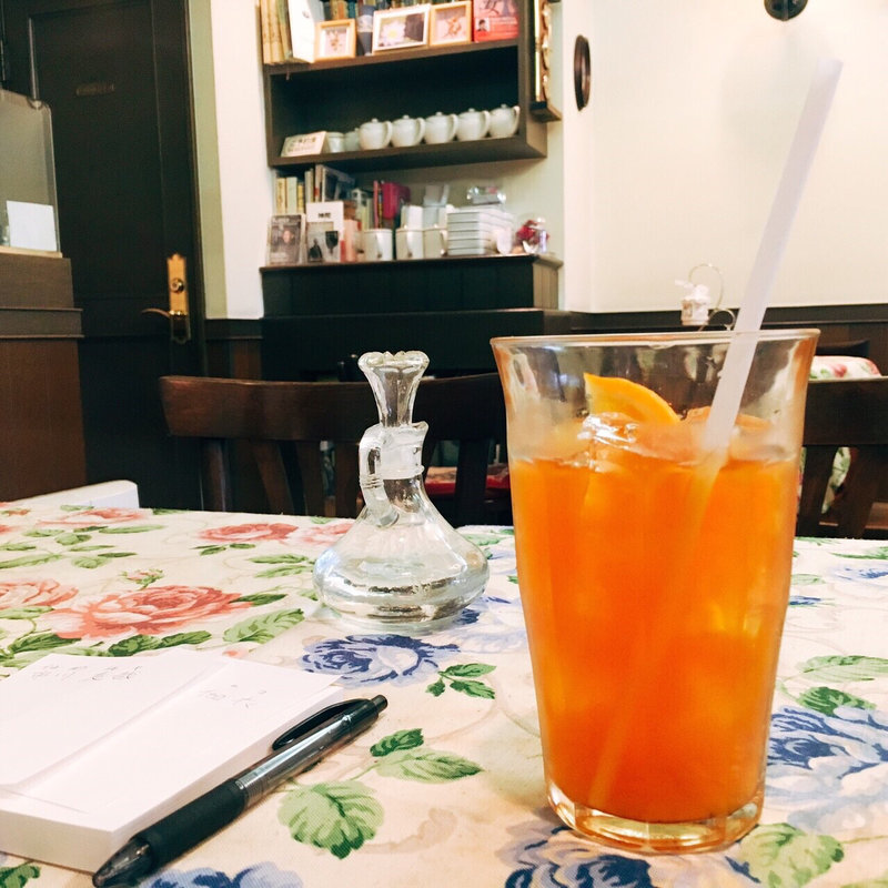 オレンジ・アイスティー(カフェローデストン)