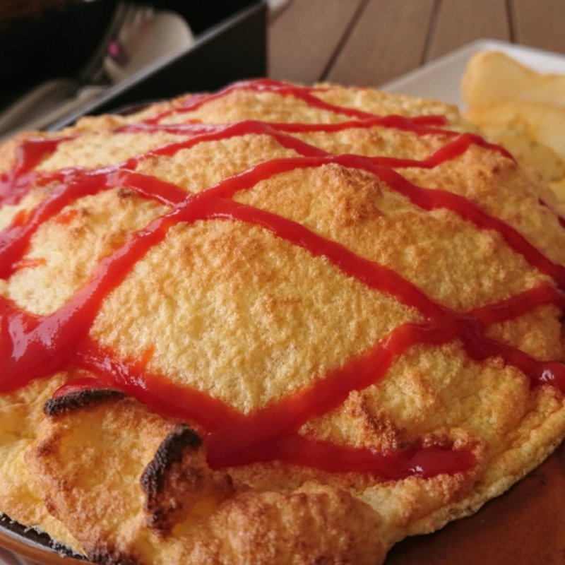 スフレオムライス(高倉町珈琲 若葉台店)