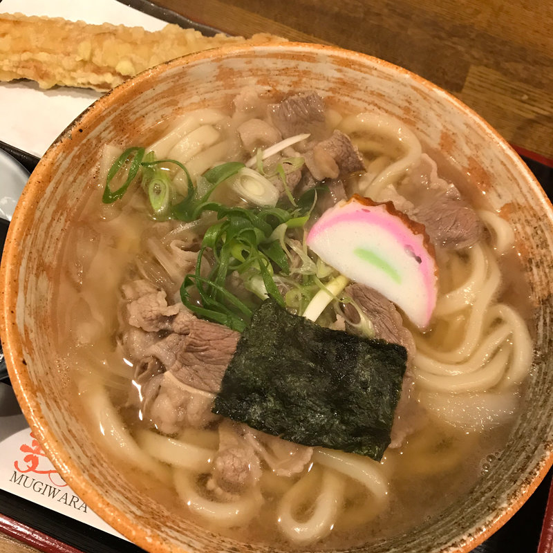 肉うどん(うどん居酒屋 麦笑)