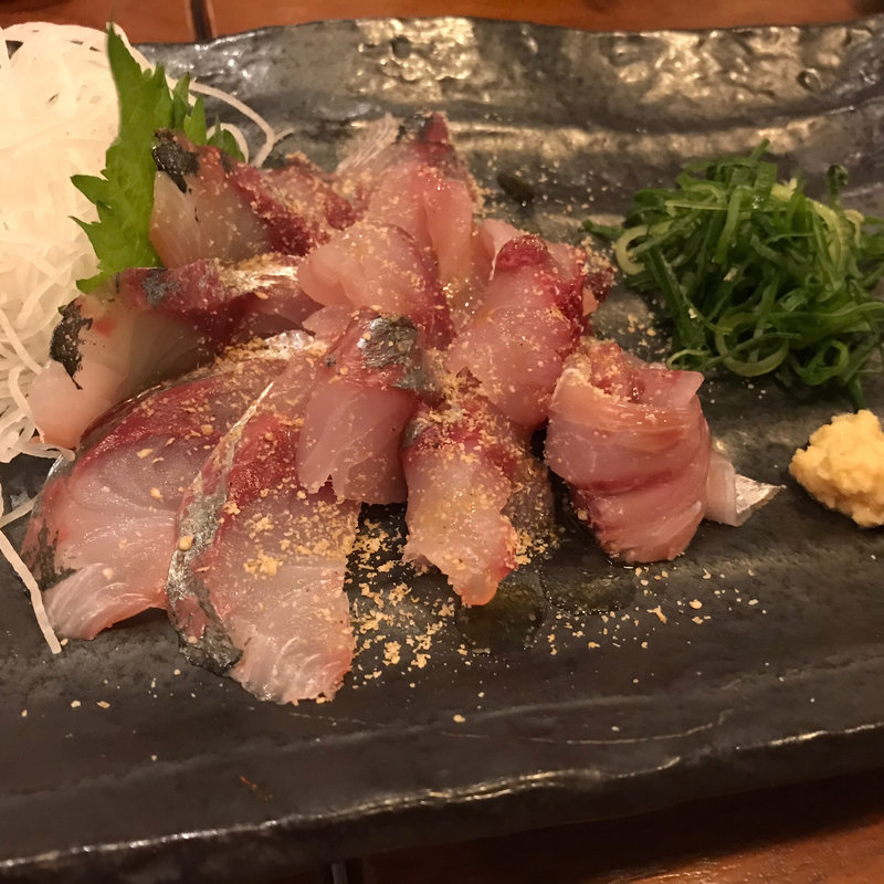 鯵刺し(シェ·ササハラ)