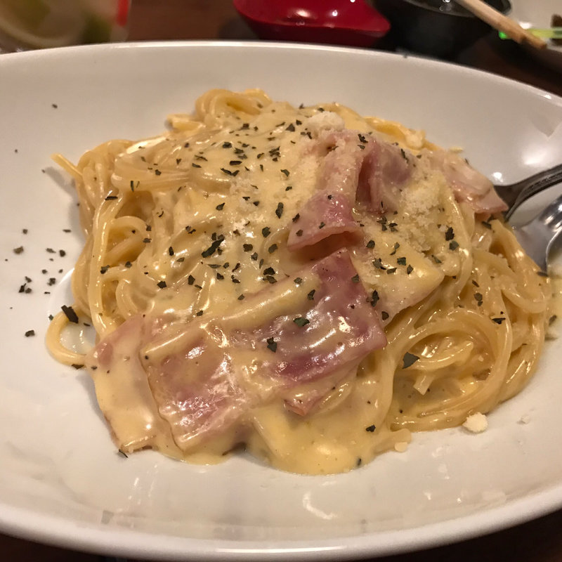 カルボナーラ(シェ·ササハラ)