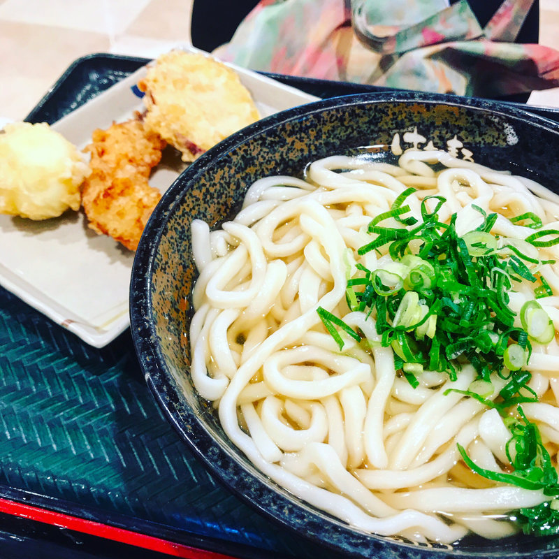 かけうどん(はなまるうどん 千住ミルディス店)