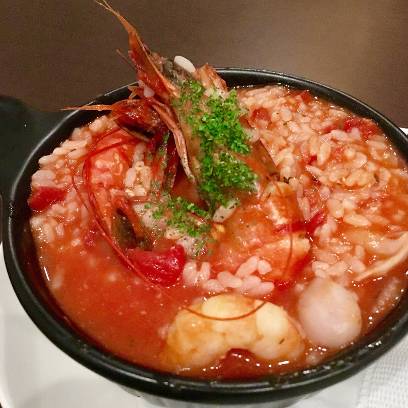 魚介のトマトリゾット(シンプルキッチン 南青山)