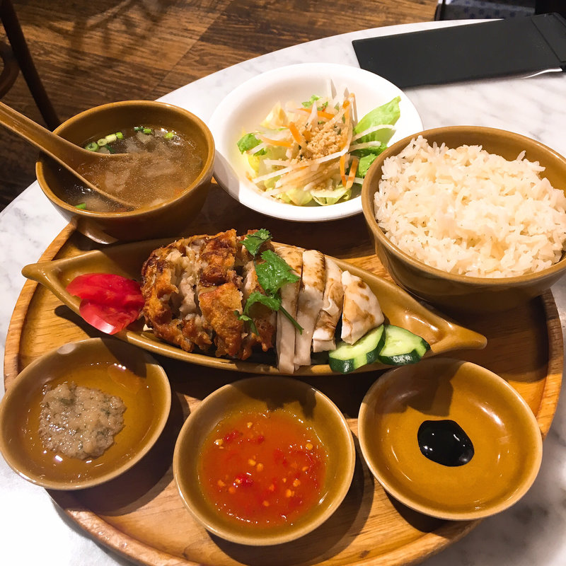 海南鶏飯 ハーフ&ハーフ(シンガポール海南鶏飯　日本橋三井タワー店)