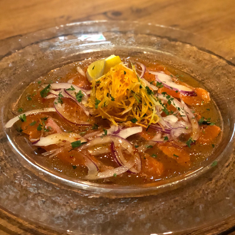 本日の鮮魚と彩野菜のカルパッチョ(LOGIC Nagano （ロジック）)