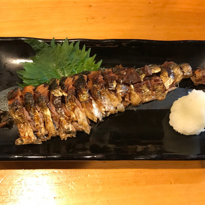 鰯のへしこ(すしの助 肥後橋店)