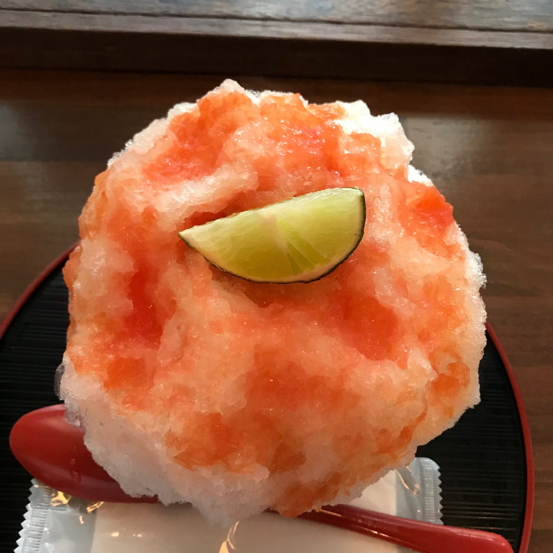 グレープフルーツのカキ氷(大阪浪花家 )