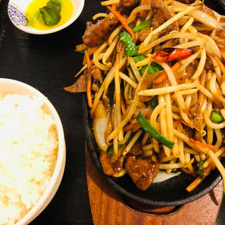 レバニラ炒め定食(台湾料理 スタミナ食堂)