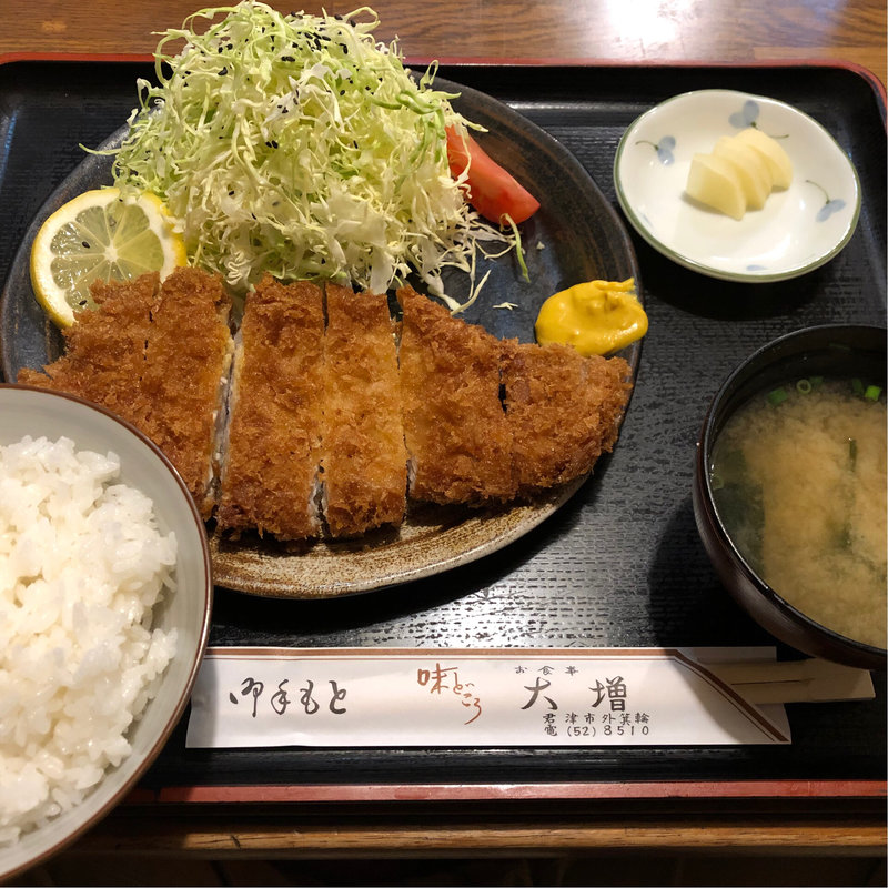 ヒレカツ定食(とんかつ 大増)
