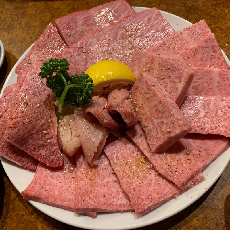 上焼肉盛り合わせ(焼肉 富鶴)