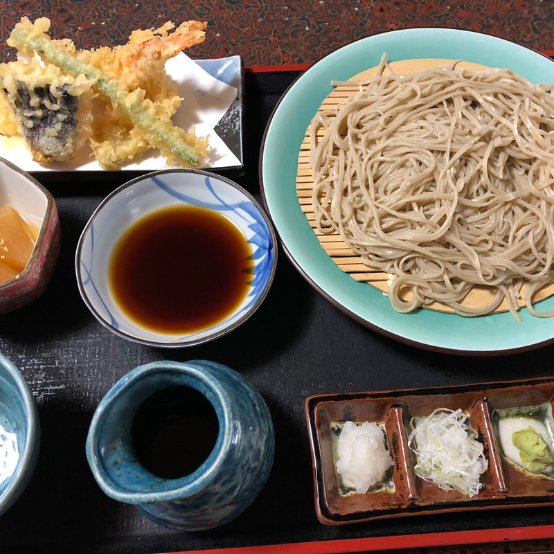 天ざる(そば茶屋 九拾九坊)