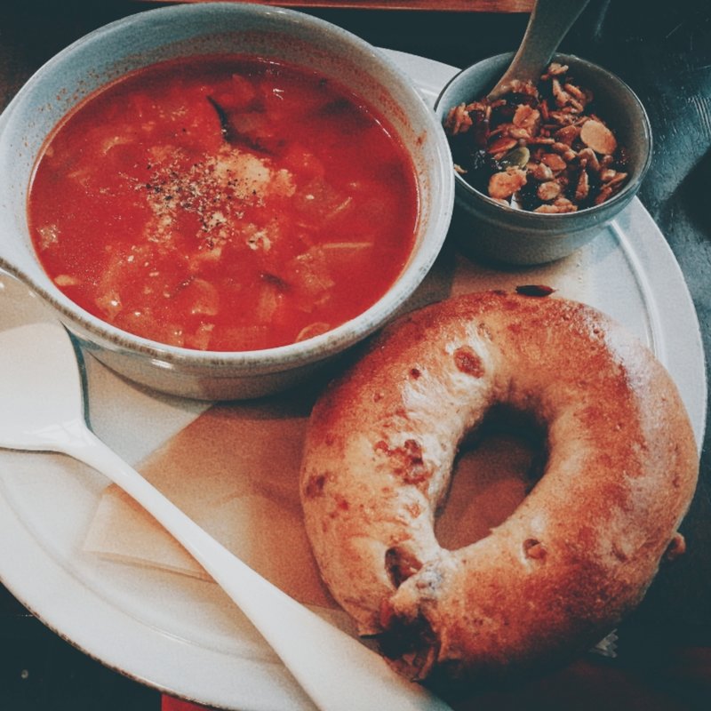 ワンプレートモーニング(ベーグル喫茶　森の生活者 )