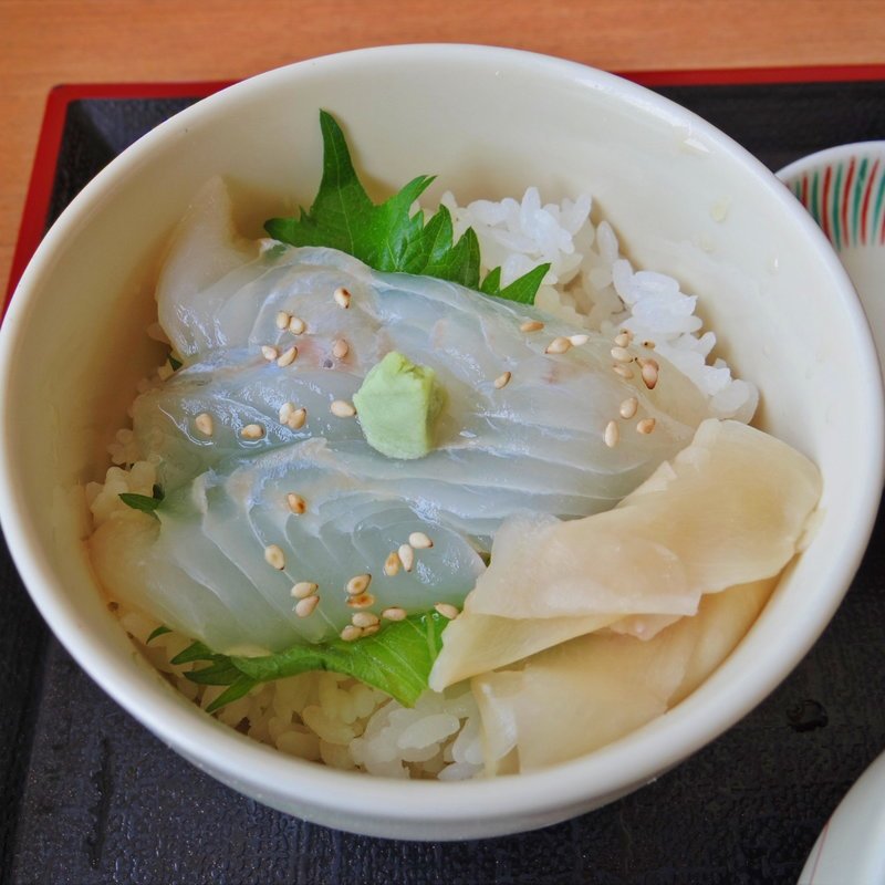 地魚の鱈魚醤漬丼(ねむの丘レストラン眺海 )