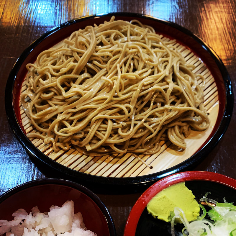 韃靼そば  ネギ油&鬼おろし(十割蕎麦 韃靼 穂のか)