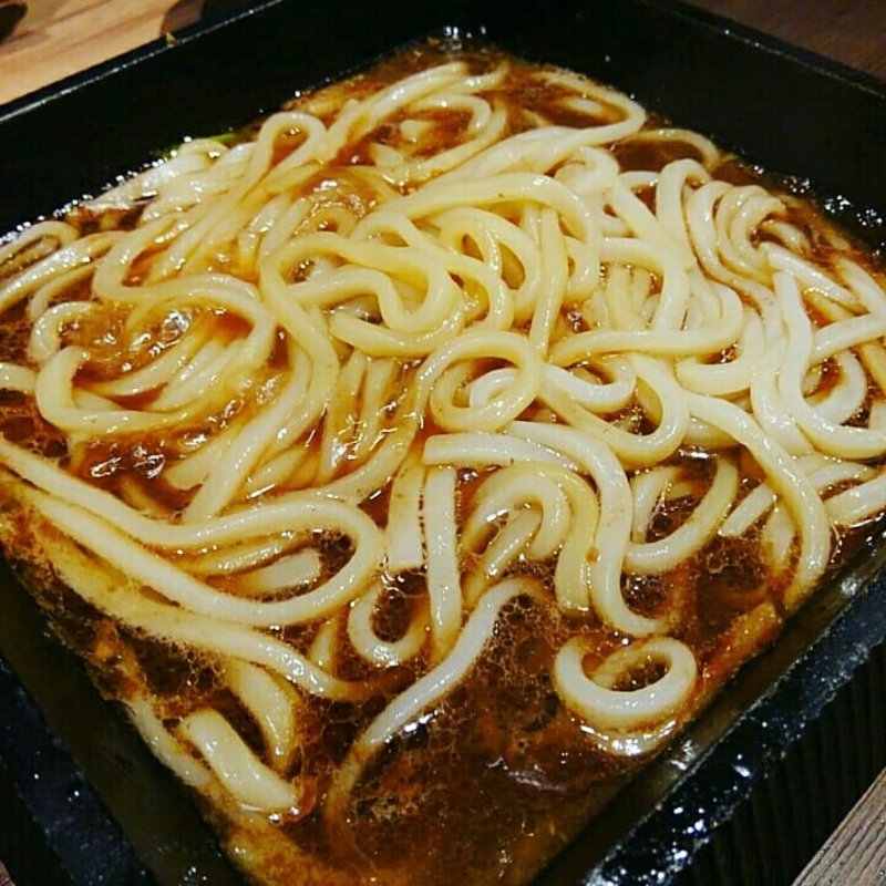 追加うどん(すき焼き串焼 北斗 GEMSなんば店)