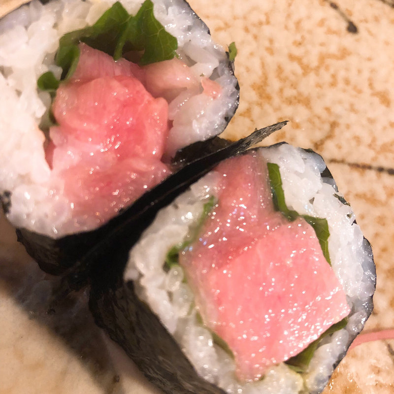 トロ鉄火巻き(亀すし 総本店)