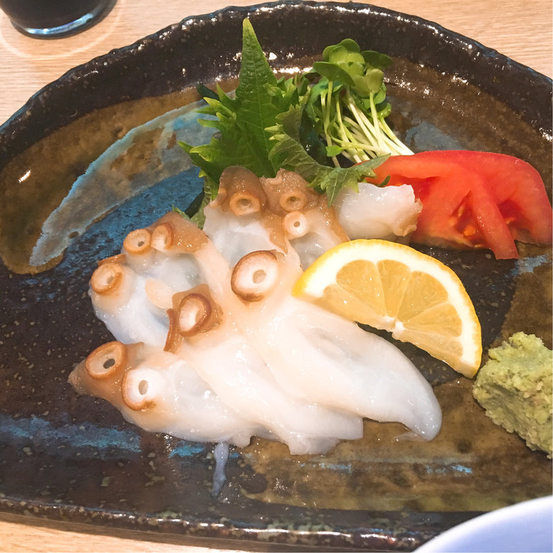 明石タコ刺身(家庭料理えんや本店)