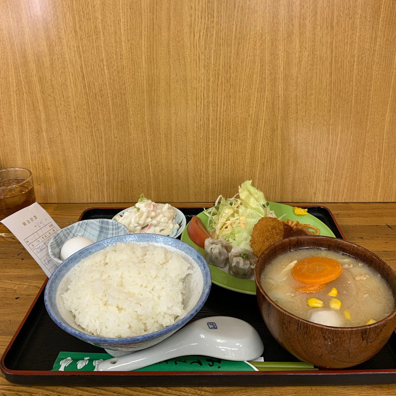 豚汁定食(お食事の店 さつき)