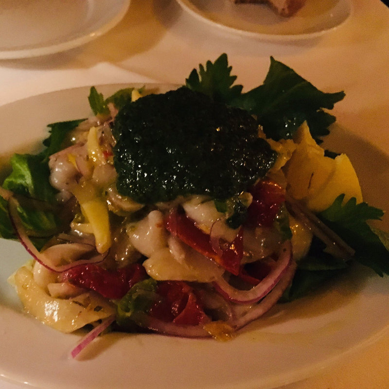 水ダコとセロリのマリネ(トラットリア タンタボッカ （trattoria Tanta Bocca）)