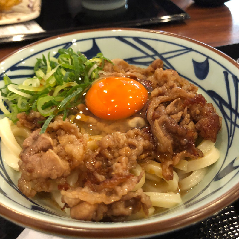 牛すき釜玉 並(丸亀製麺泉佐野)