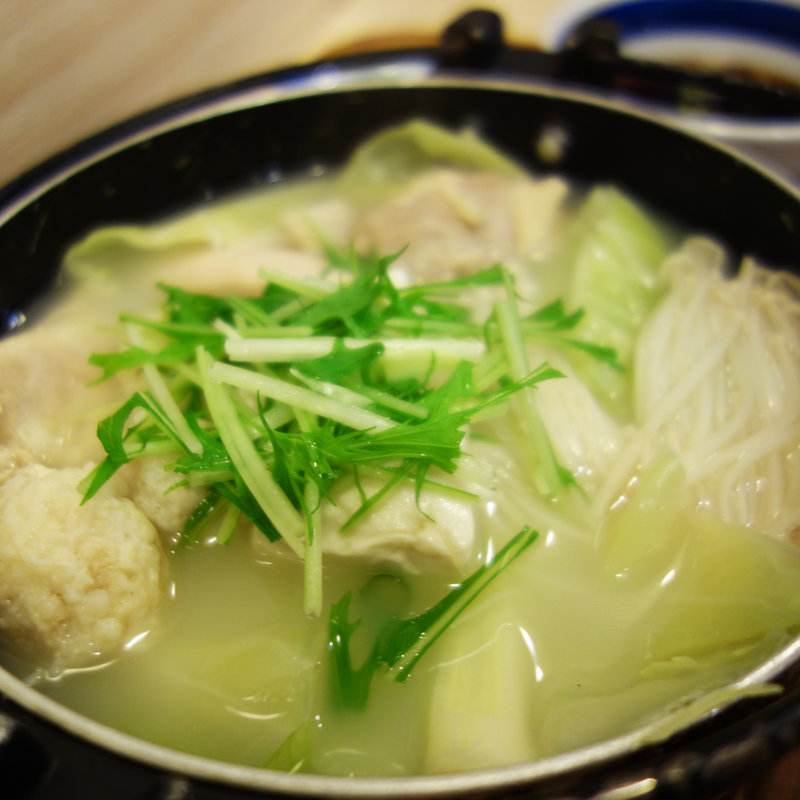 水炊き定食(みよしの食堂)