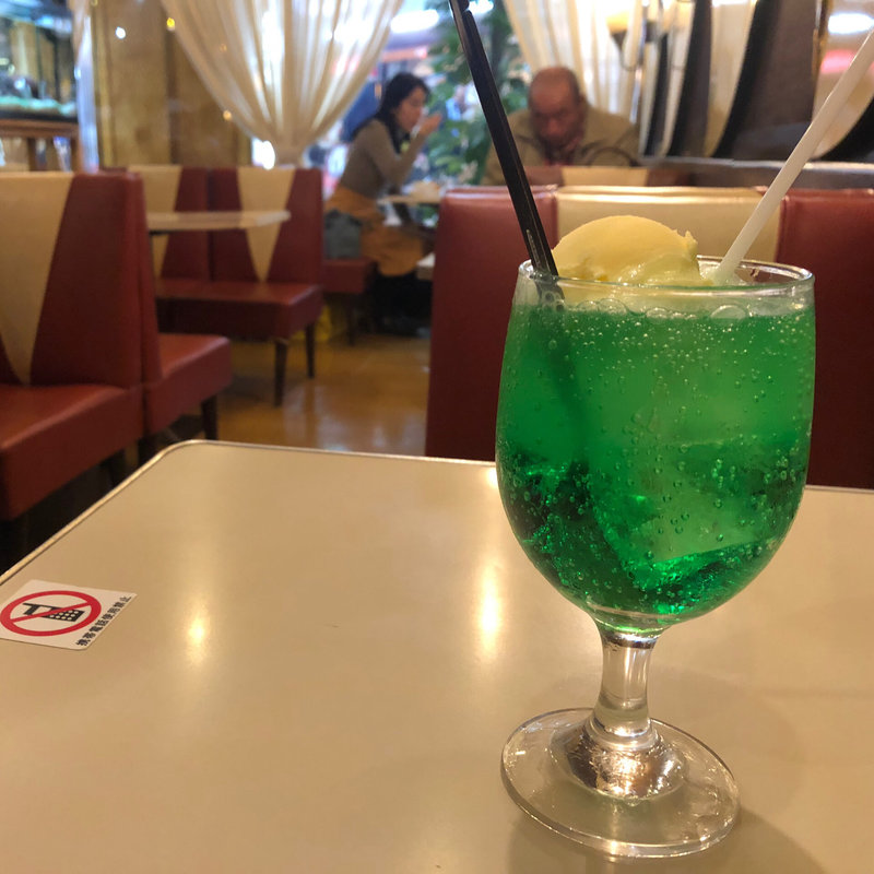 クリームソーダ(パーラーキムラヤ)