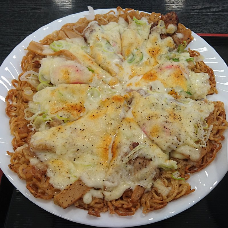 ラーメンピザ(ふるさと亭 喜多方店 )