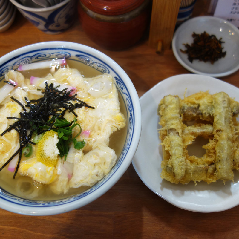 ごぼう天うどん(恵味うどん)
