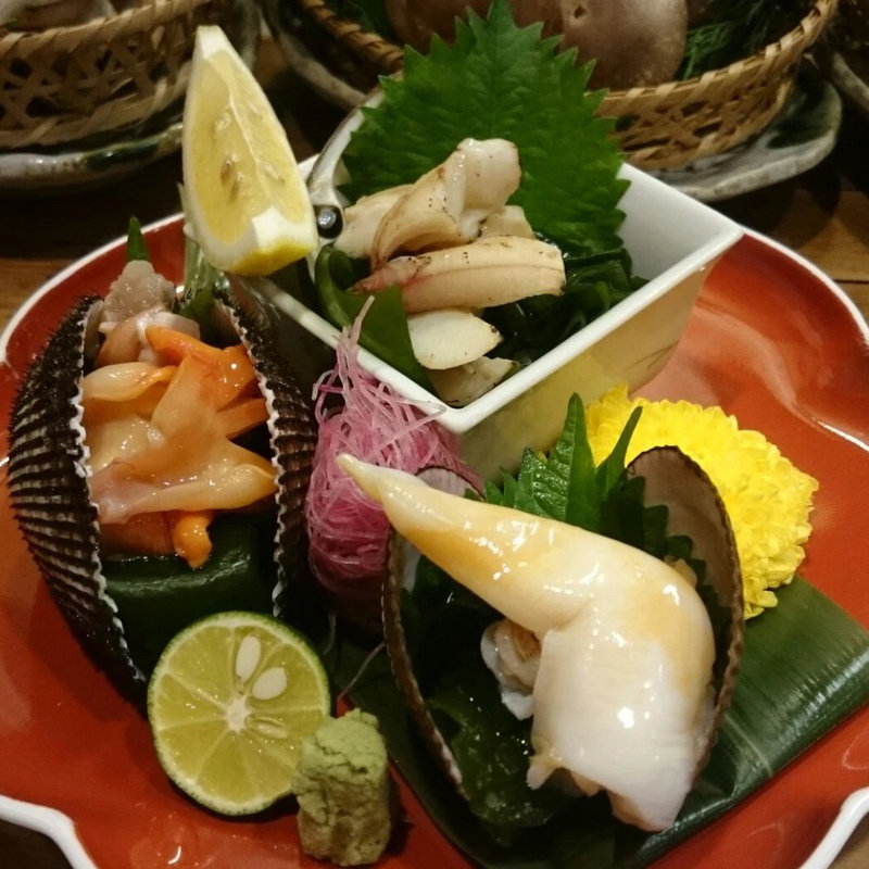 貝刺し盛り合わせ(杉むら)