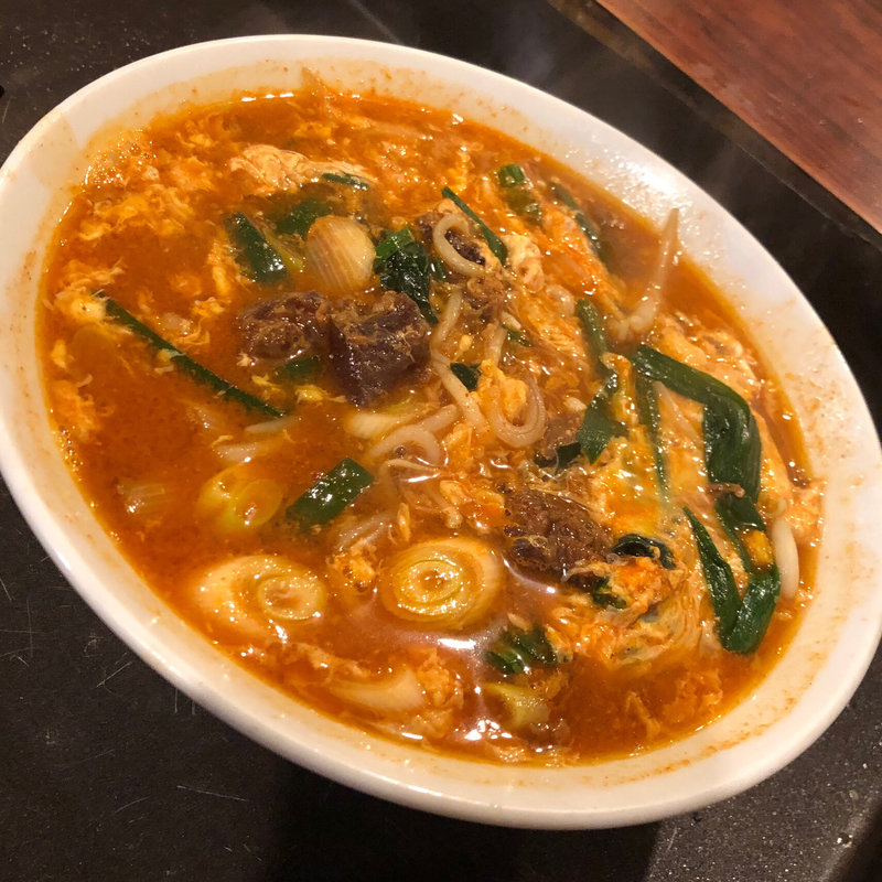 テグタン麺（うどんラーメンから選べます）(黒牛 )