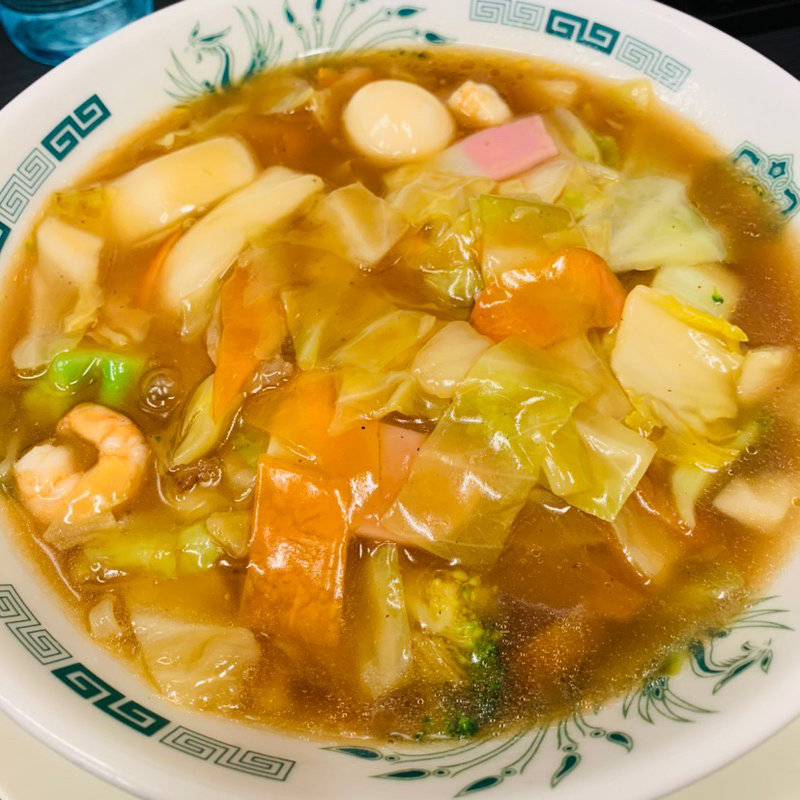 五目あんかけラーメン(日高屋 上野広小路店)