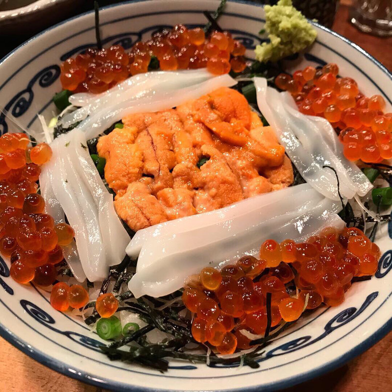 うにいくら丼(ふじ田)