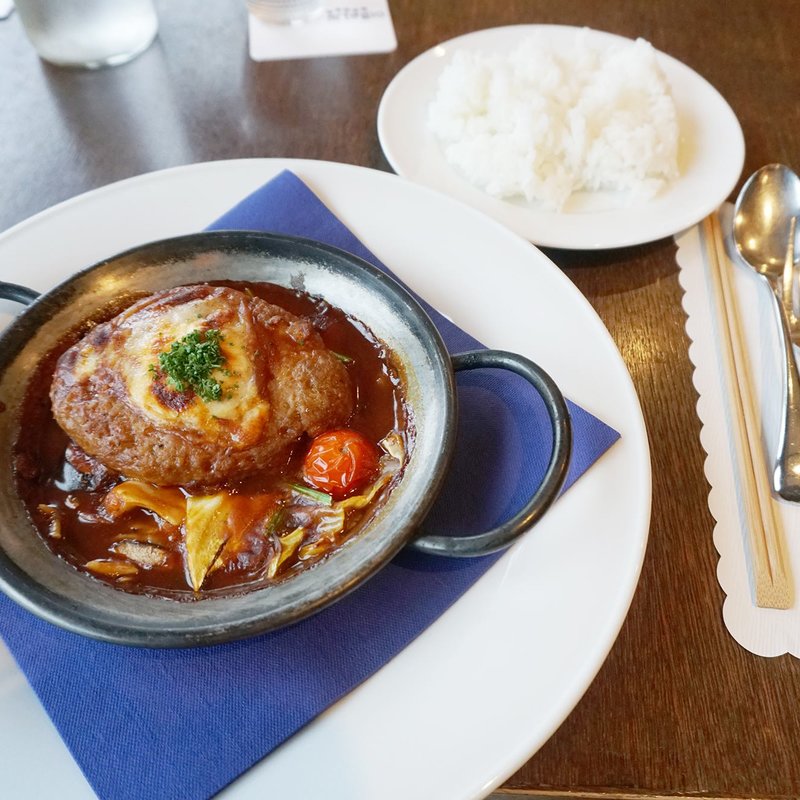 鉄板デミハンバーグ(ライス付)(artegio dining(アルテジオダイニング))